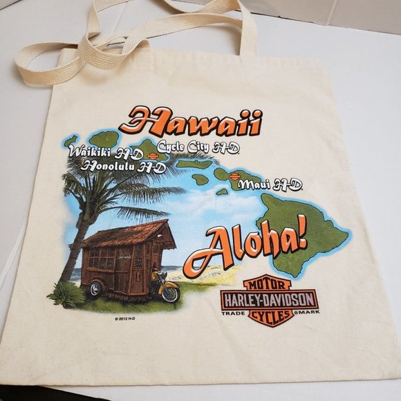 Handbags - Harley Davidson 2012 canvas tote Hawaii